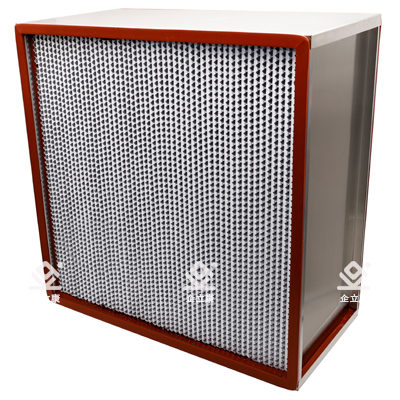 耐高温有隔板箱式空气过滤器